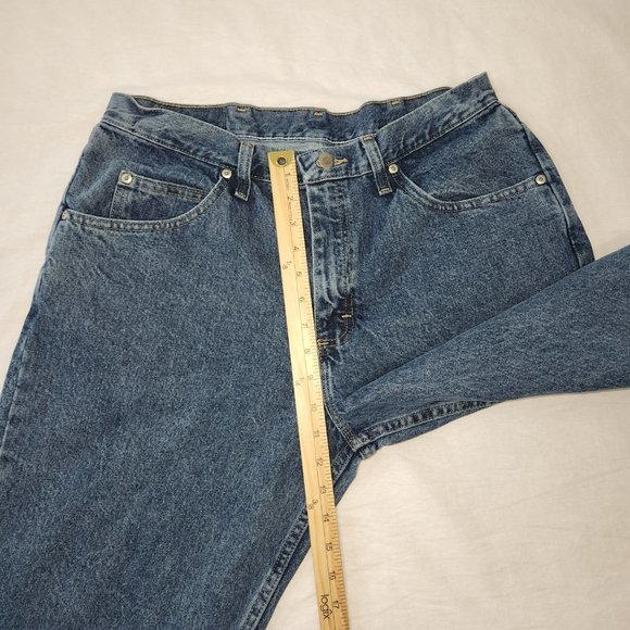 Vintage WRANGLER Mom High Rise Straight Leg Relaxed Fit Jeans Size 34X30 100% C - Picture 15 of 15